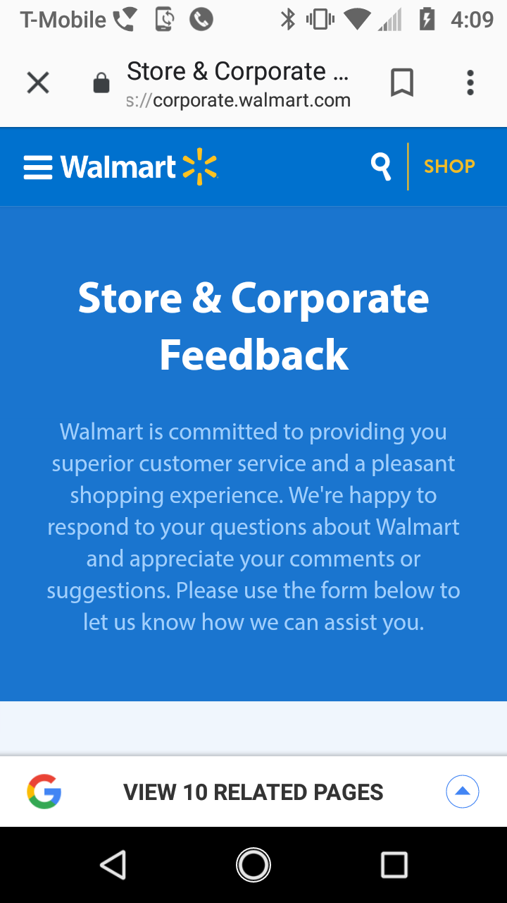 You can meet men anywhere even wal mart